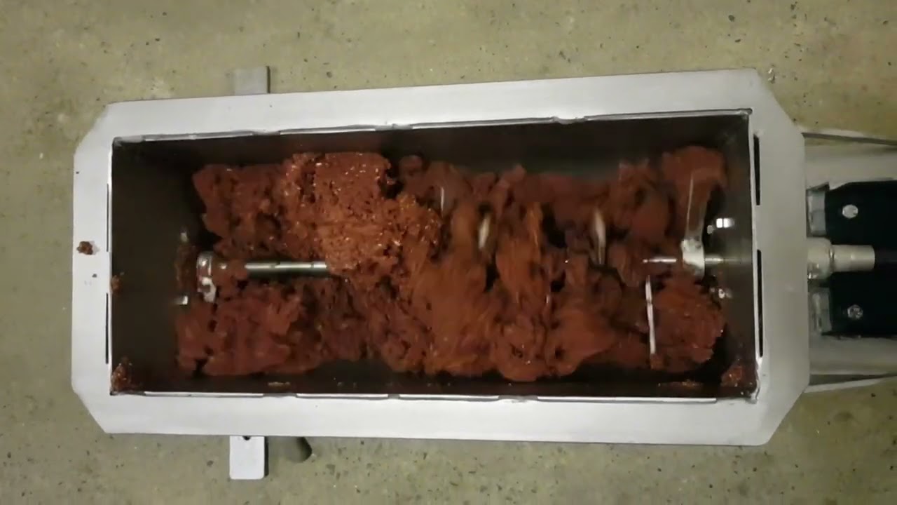 Home made boilie mix kneading machine