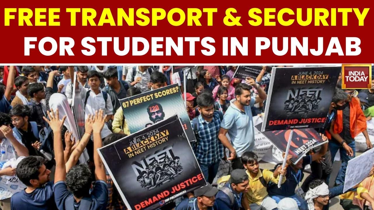 NEET Re-Exam: Multi-Layer Security, Free Transport for Students in Punjab, Haryana, and Chandigarh