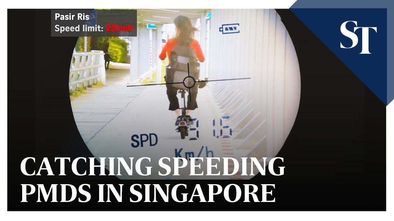 Catching speeding PMDs in Singapore | The Straits Times