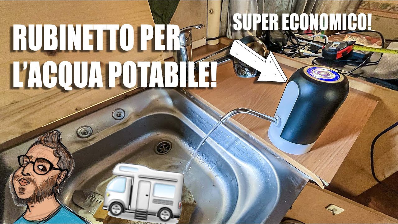 🚰 RUBINETTO per l'acqua 💦POTABILE in CAMPER ! 🚐