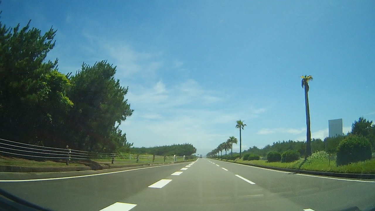 カメラとドライブ♪ 宮崎市一ツ葉有料道路を南へ