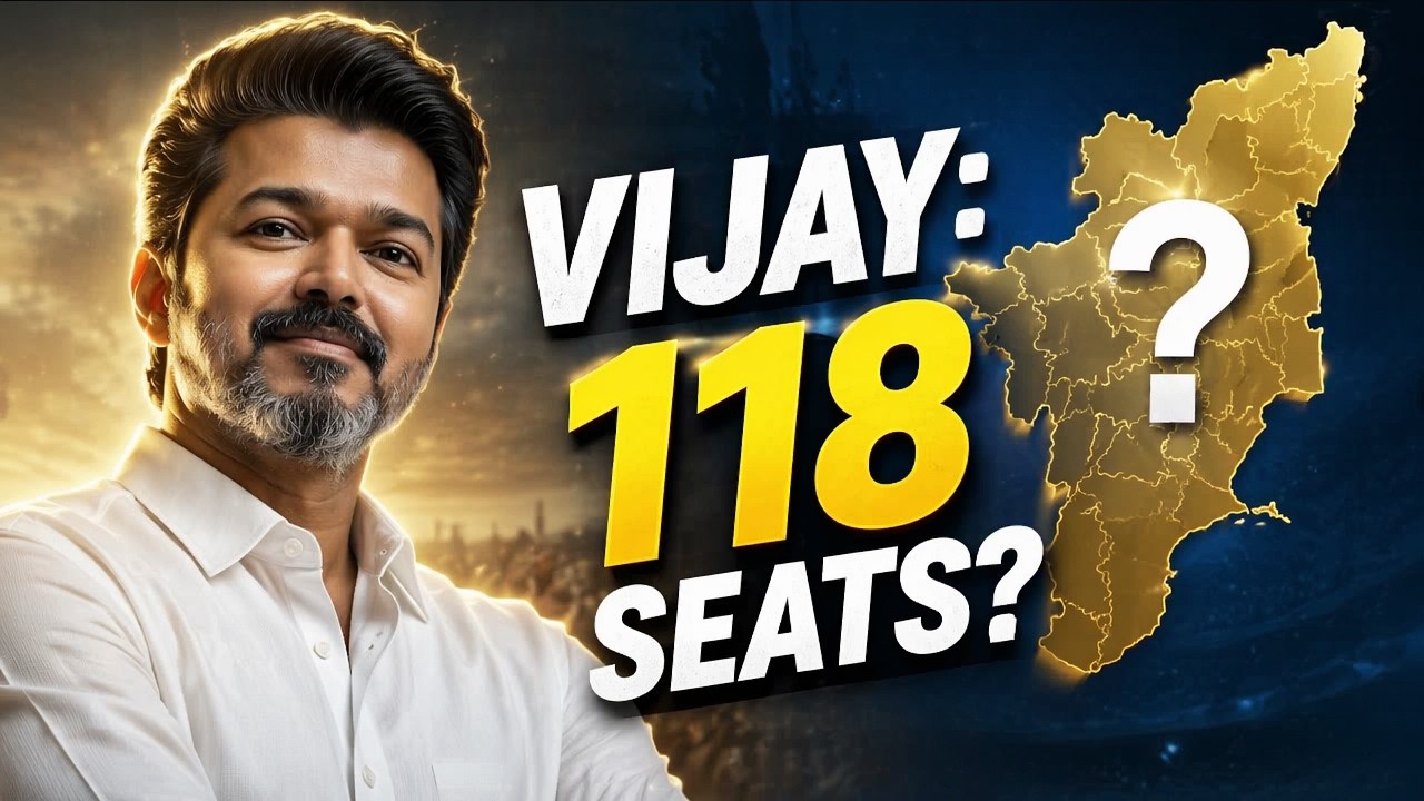 🔥 Vijay&rsquo;s TVK Crosses 118 Seats! Will Thalapathy Form Tamil Nadu Government?
