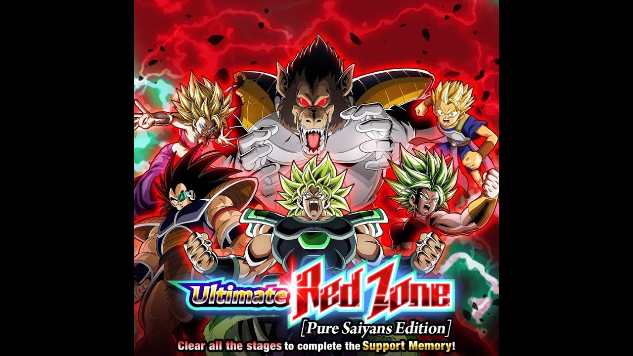 Dokkan Battle : Stage 1 VS Raditz Ultimate Red Zone Pure Saiyans Edition