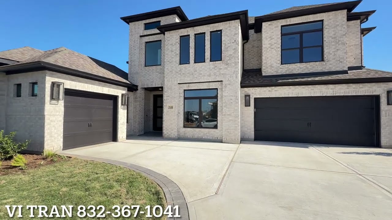 V704 - KATY TX - PERRY HOMES PLAN 4036W - SANG ĐẸP - 5 BEDS 4 BATHS 2  HALF 