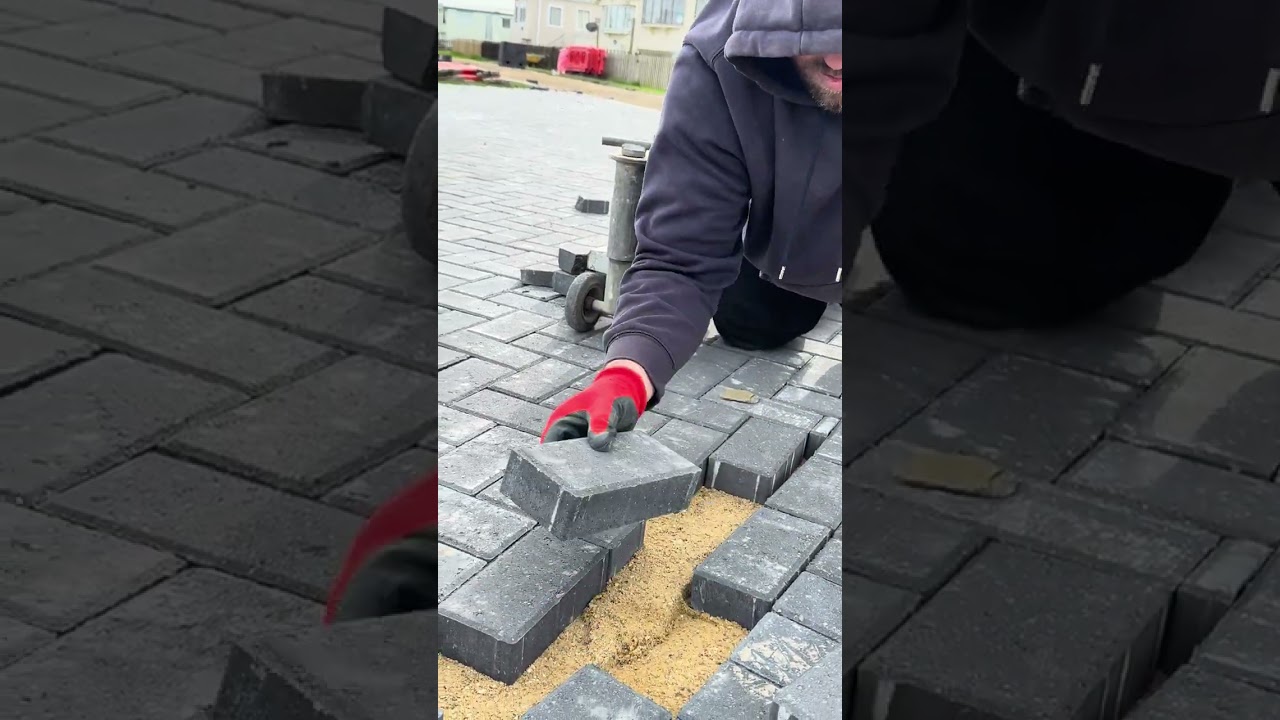 Block Paving Cutting #baustelle #construction #blockcutting #automobile