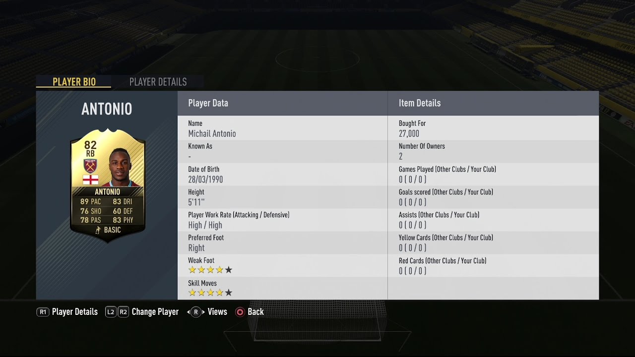 FIFA 17 INFORM ANTONIO (82) PLAYER REVIEW