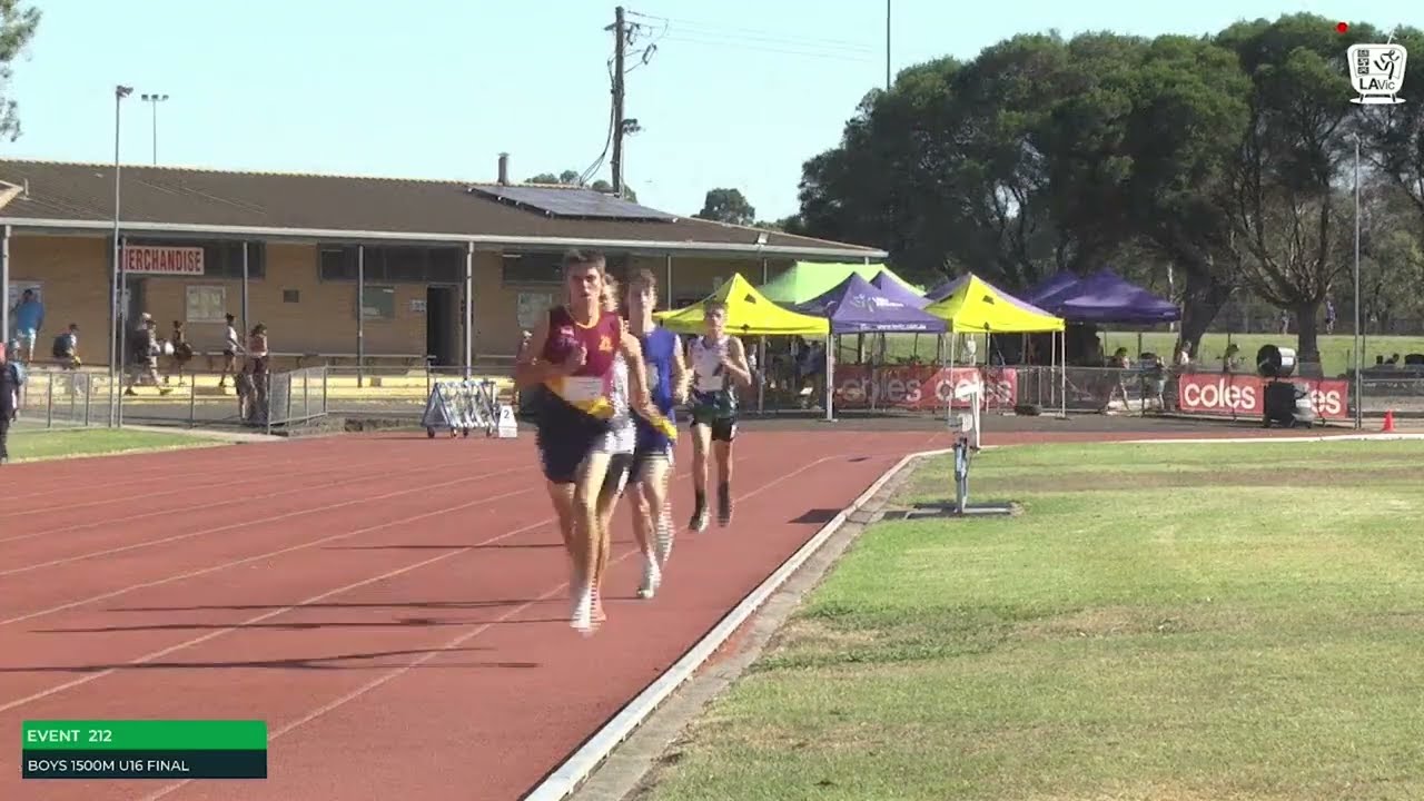 Boys U16 1500m Final: 2023-24 State Track and Field Championships