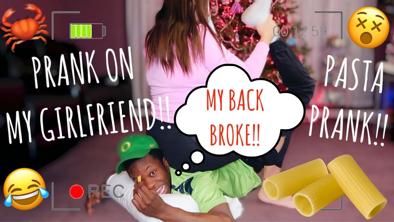 BOSTON CRAB CHALLENGE🦀😂  **PRANK ON MY GIRLFRIEND** PASTA CRACK PRANK!!(HILARIOUS, PRANK, CHALLENGE)