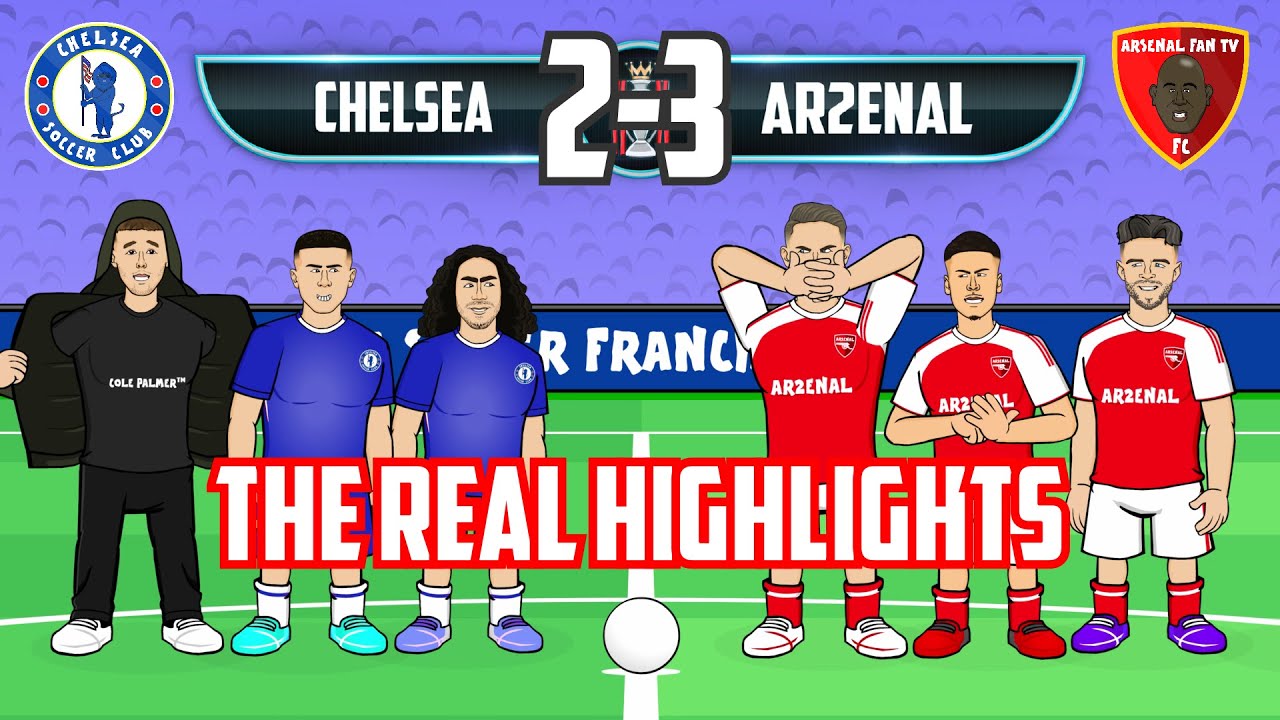 CHELSEA 2-3 ARSENAL! The REAL highlights😂