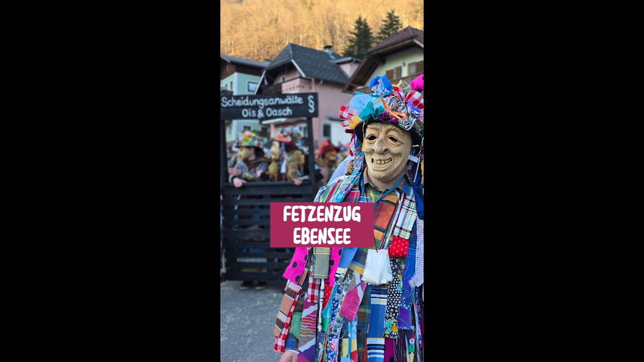 Fetzenzug in Ebensee 2025: Fasching im Salzkammergut