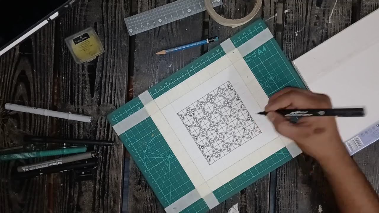 Practice work 🧑🏼‍🎨 Pattern line drawing ✍️ #art #linedrawing #pattern #drawing 