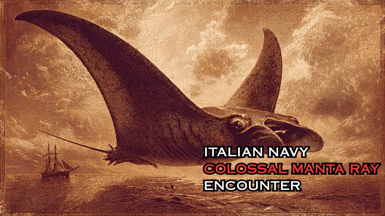 En 1915, la tripulación de un acorazado italiano reportó una mantarraya más grande que su barco