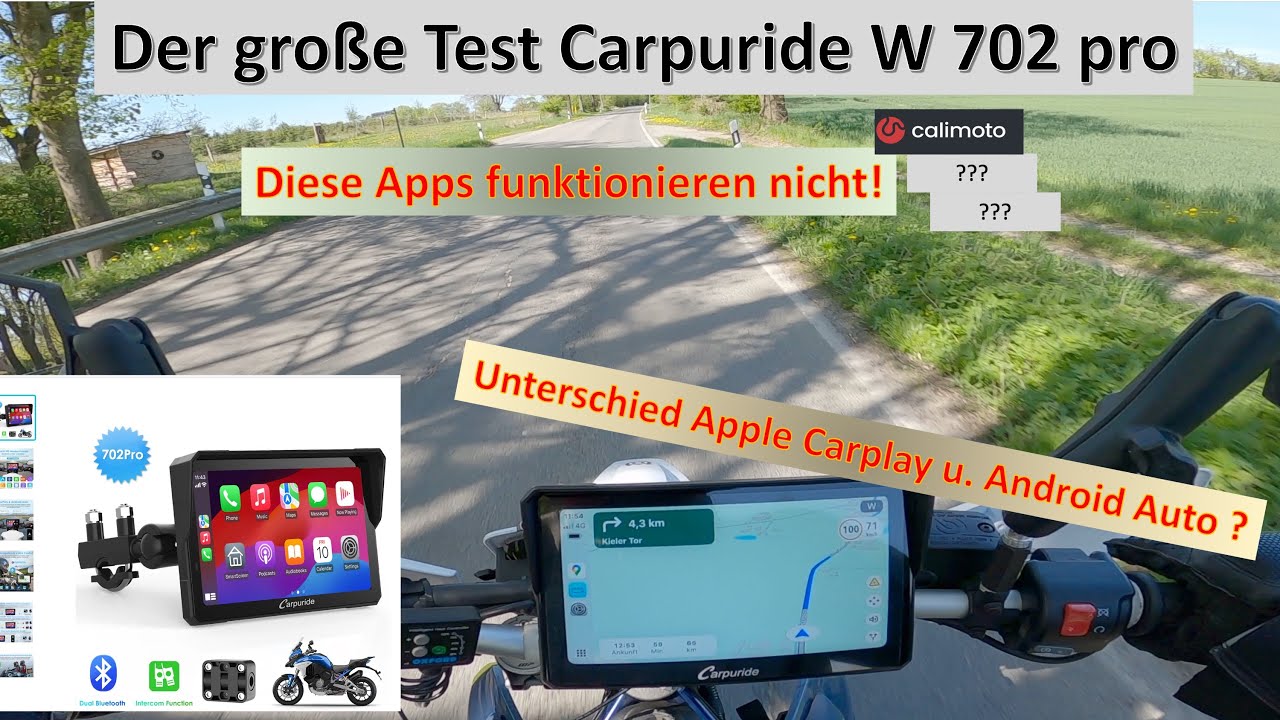 HD Display Carpuride W702 pro Das must du VOR dem Kauf wissen! Kein Calimoto?!