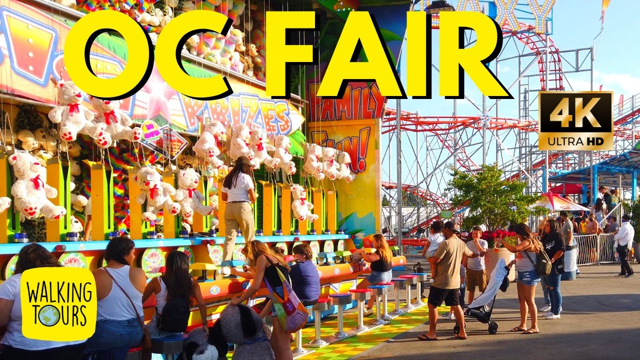 Food, Games & Rides of Orange County Fair 2021 Opening Weekend | 4K Walking Tour