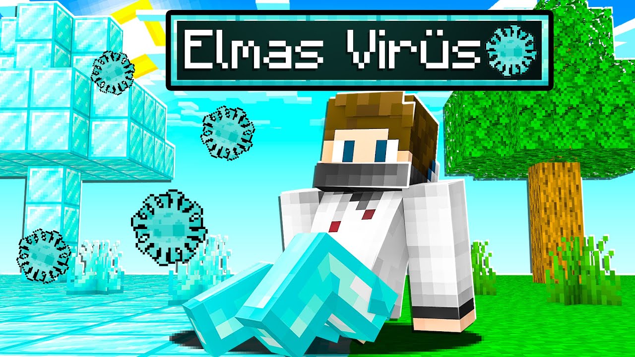 ELMAS VİRÜS DÜNYAYI ELE GEÇİRDİ - Minecraft
