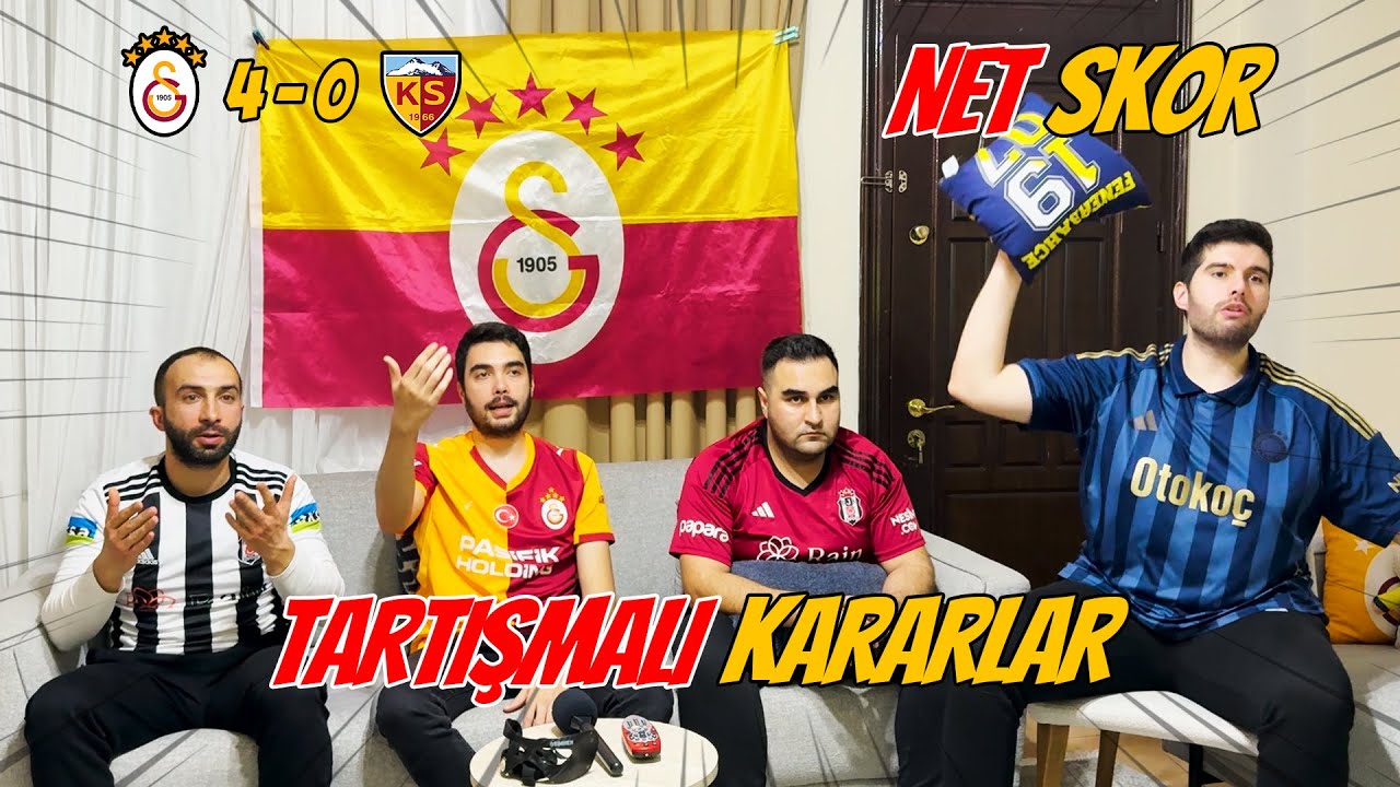 GALATASARAY - KAYSERİSPOR MAÇI TEPKİ VİDEOSU! #galatasaray