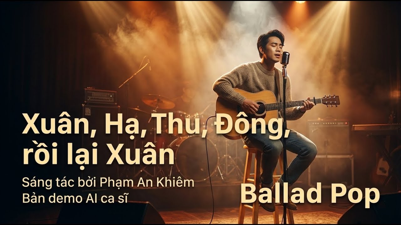 Xuân hạ thu đông rồi lại xuân_#nhacmoi  #nhacsangtac  #aivocal #ballad 