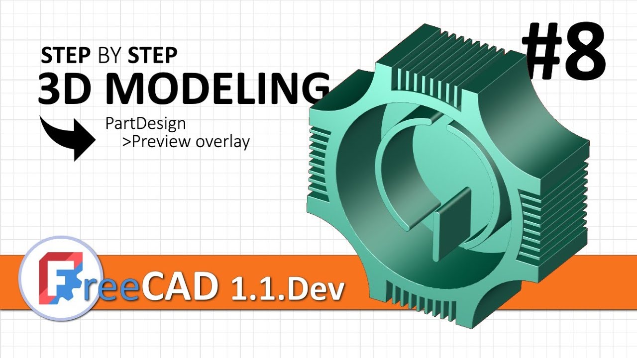 FreeCAD 1.1: упражнение по 3D-моделированию 8 | Улучшения PartDesign