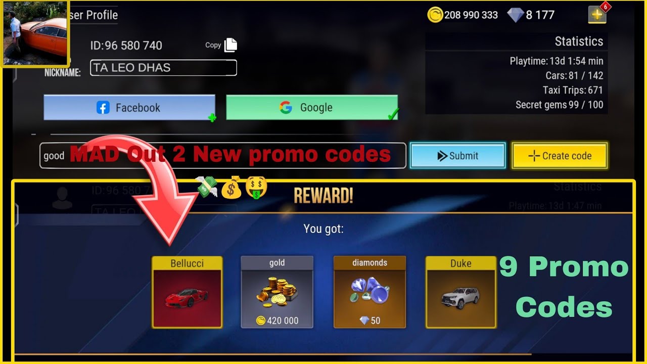How to Get Rich in Mad Out 2 with Gold and Diamonds Promo Codes (Easy Method)@ip0203i #madout2