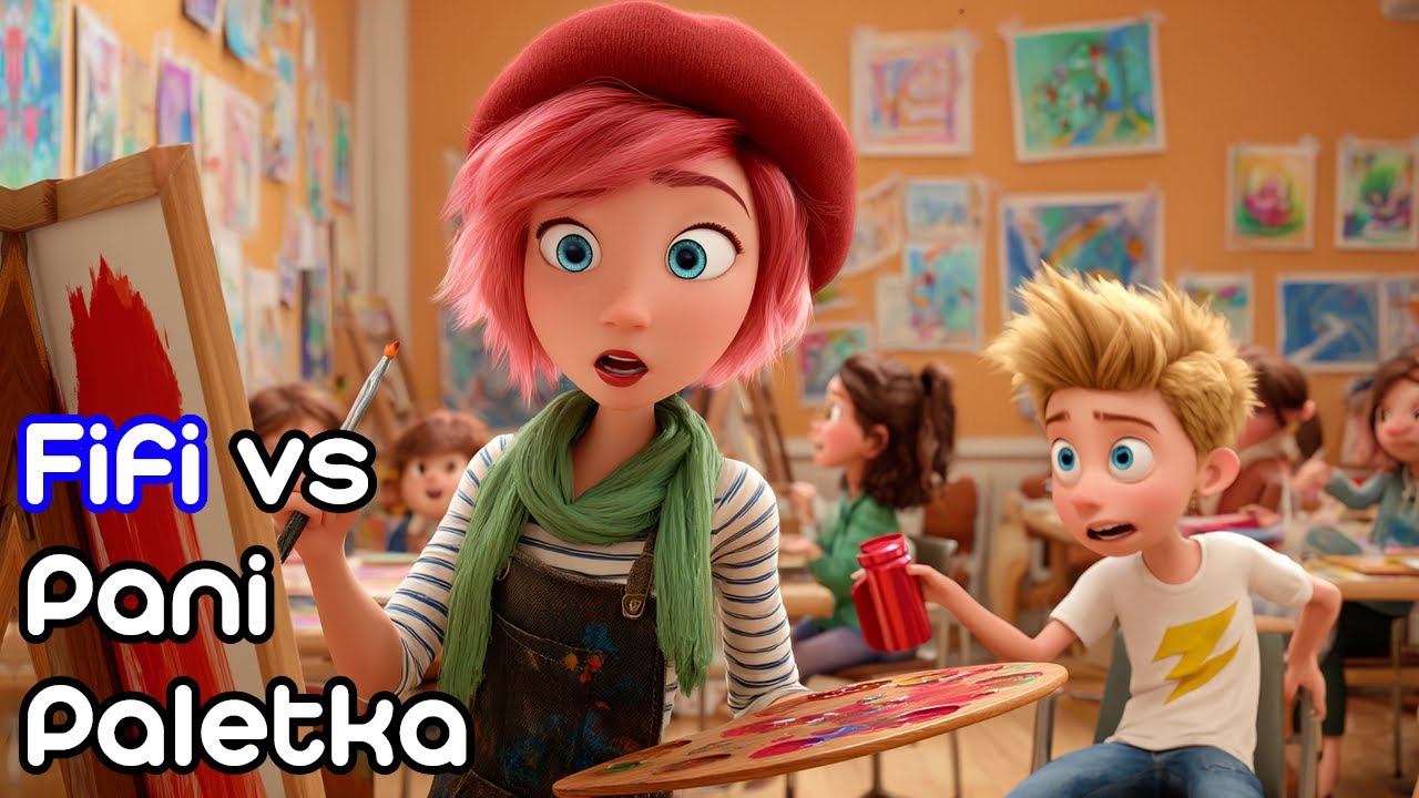 😈 Fifi Rozrabiaka i Keczupizm Ekspresyjny 🎨 | Bajka do słuchania na dobranoc 🌙 | Słuchowisko 🎶
