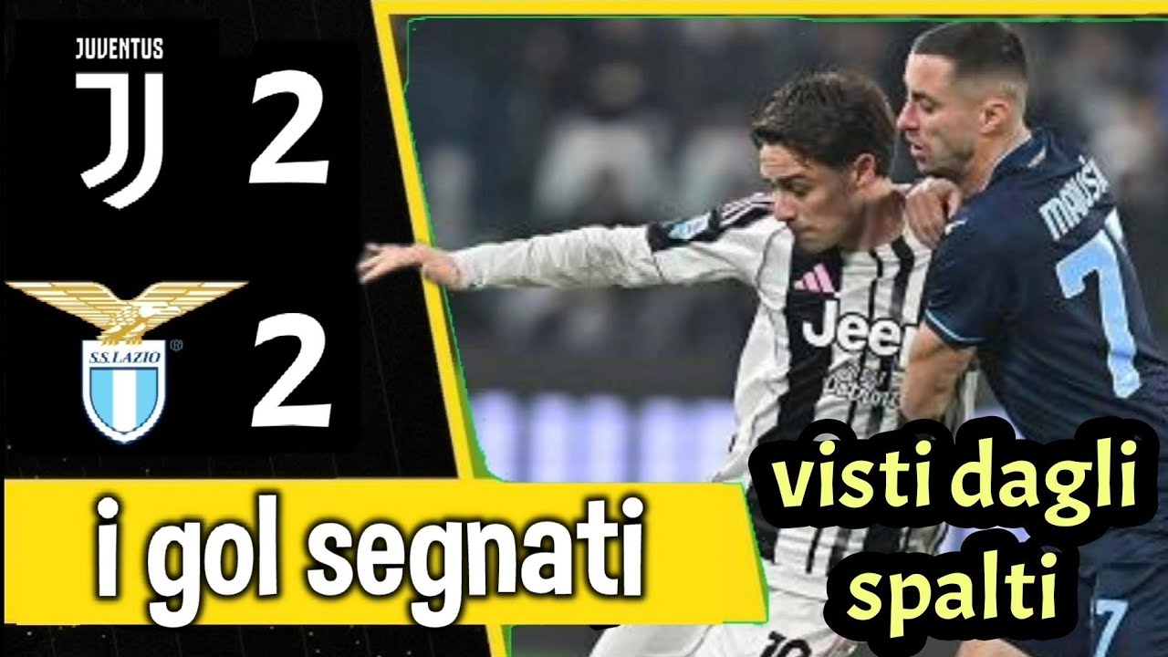 Juve vs Lazio 2-2. I gol visti dagli spalti ⚽️⚽️