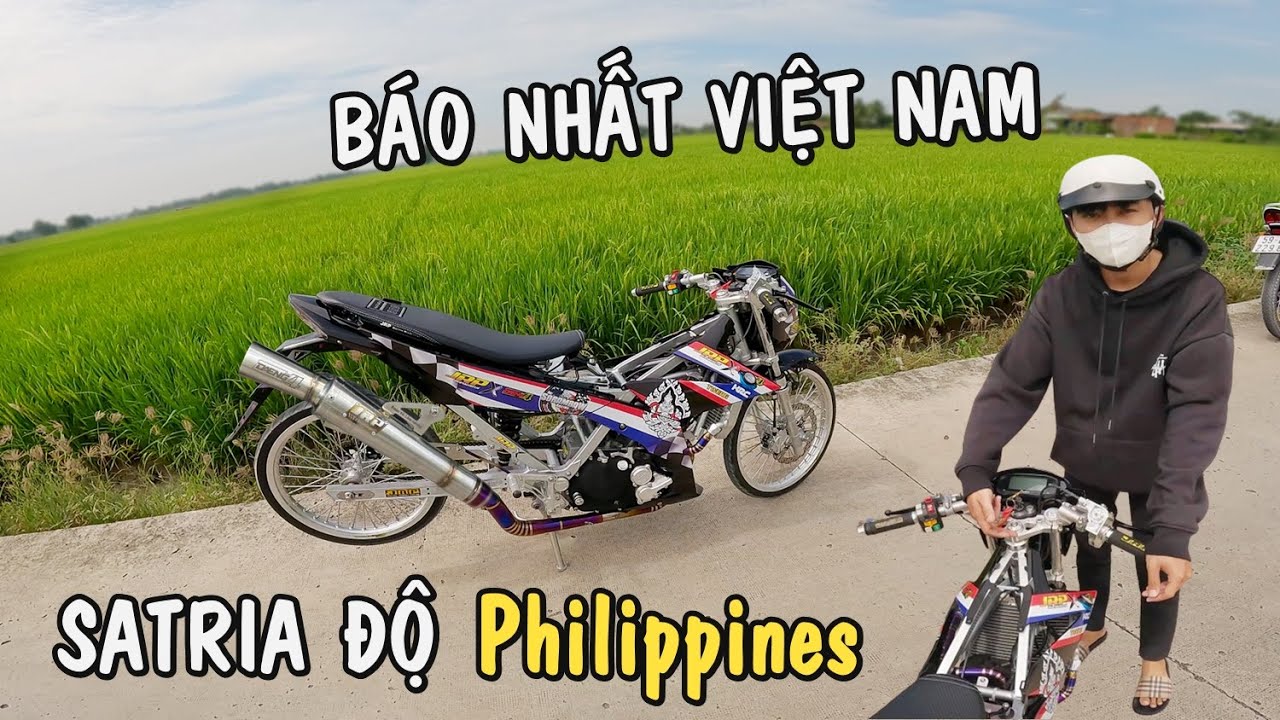 Đây là chiếc Satria báo nhất Việt Nam độ theo phong cách Philippines Siêu Lùn