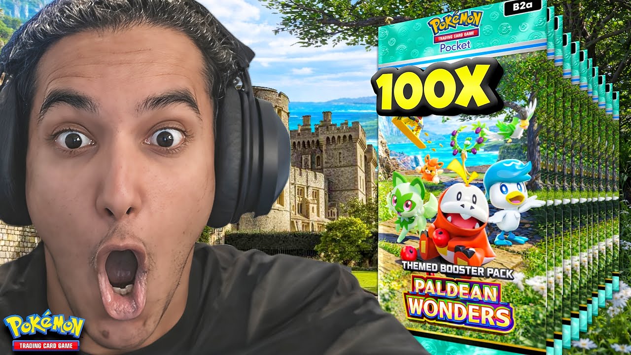 MAX Paldean Wonders Pack Opening in Pokemon Pocket!