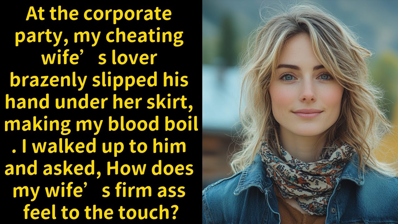 My Cheating Wife’s Lover Slipped His Hand Under Her Skirt at the Corporate Party—I Couldn’t Believe