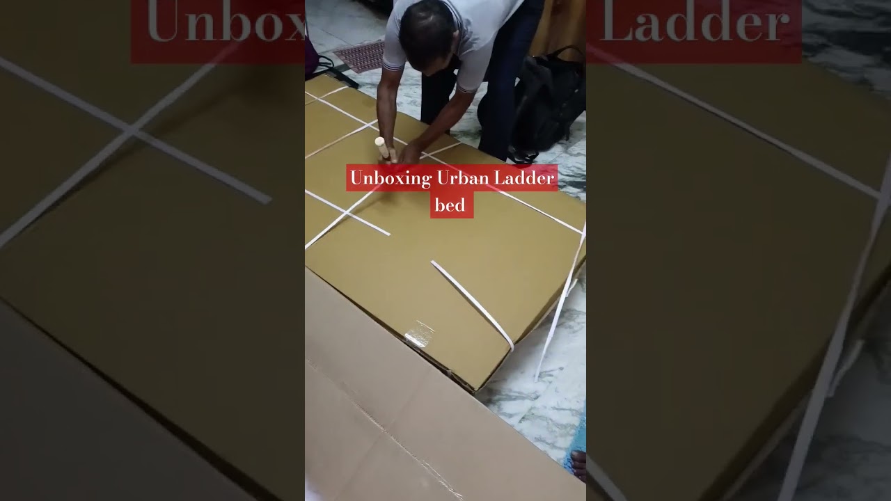 Unboxing #urbanladder #bed