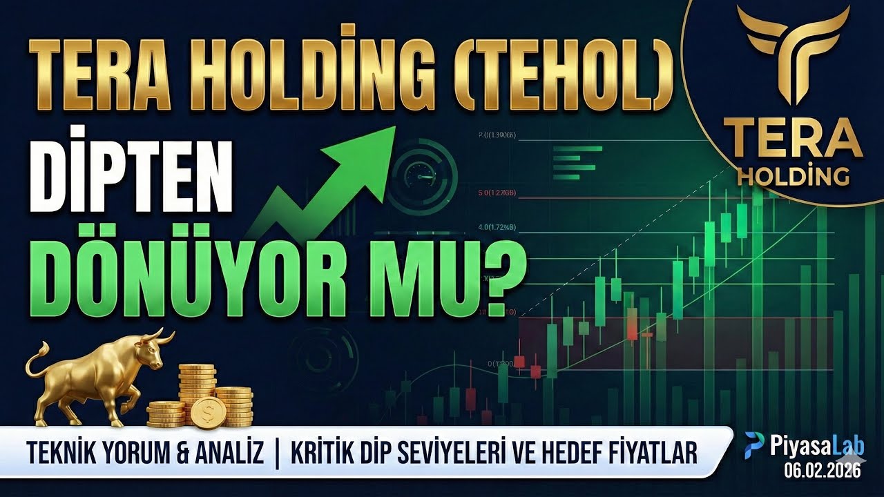 Tera Holding (TEHOL) Dipten D&ouml;n&uuml;yor mu? |  Teknik Yorum ve Analiz