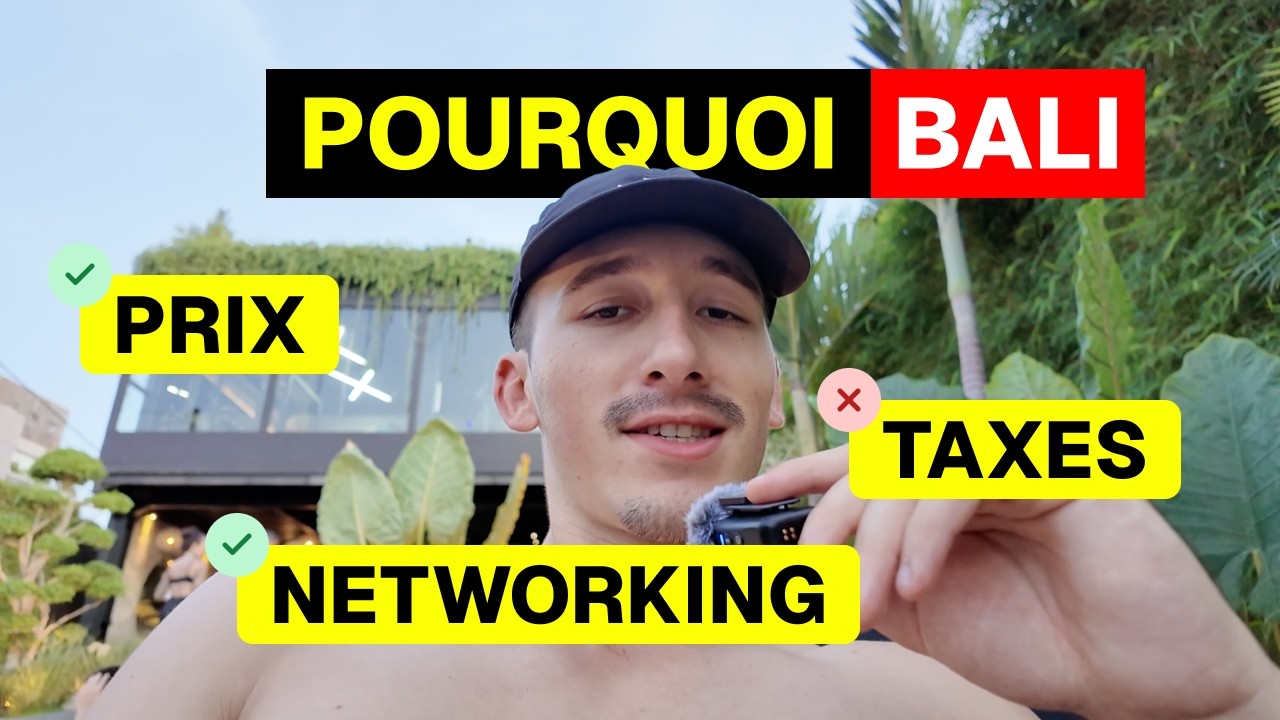 Pourquoi les Digital Nomad viennent vivre à Bali ? (non c'est pas les TAXES)