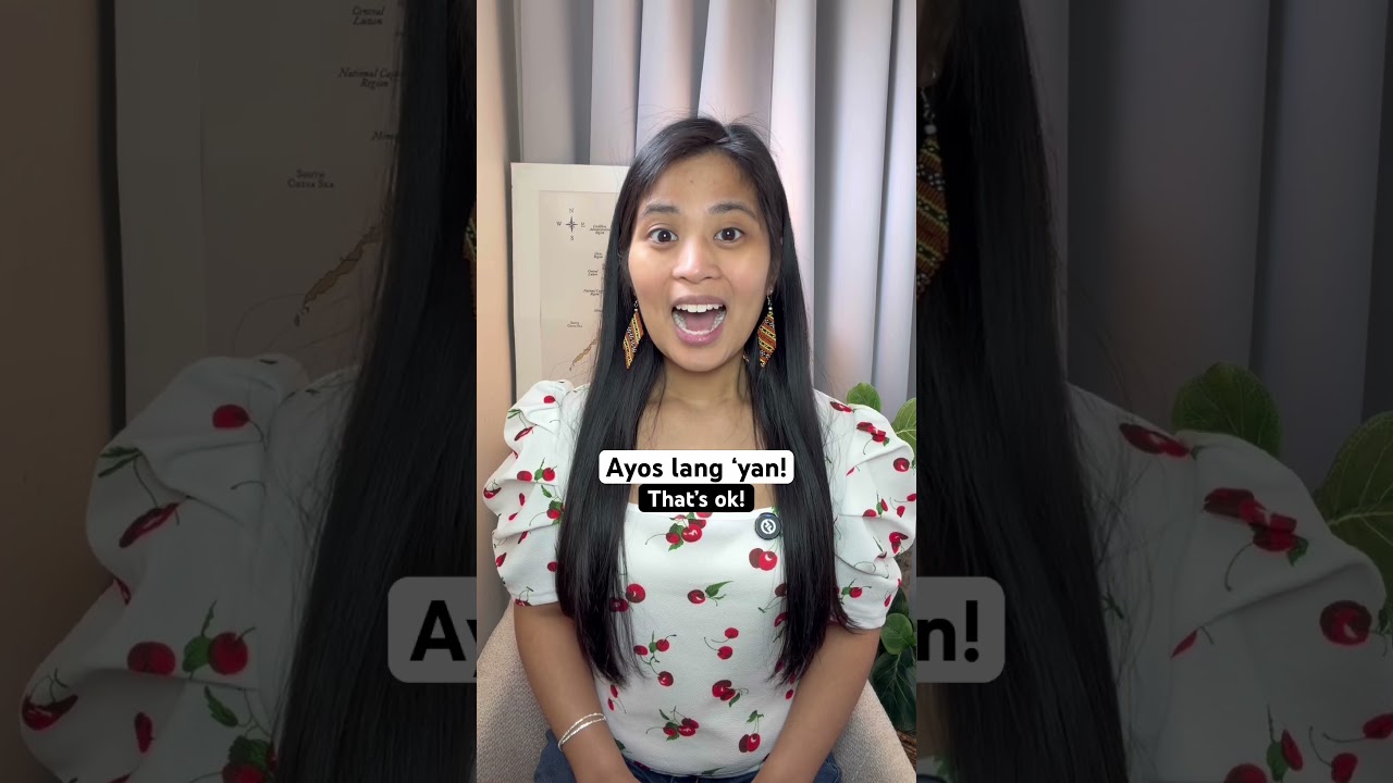 Learn Tagalog: Ayos lang yan! | Filipino lesson #tagalog #philippines #filipino