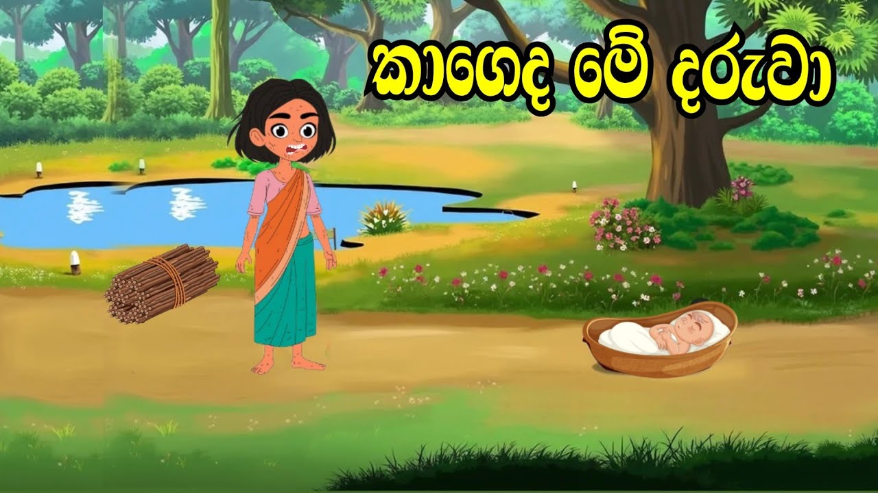 කාගෙද මේ දරුවා  - Sinhala cartoon  | sinhala lama kathandara  #sinhalacartoon #lamakathandara