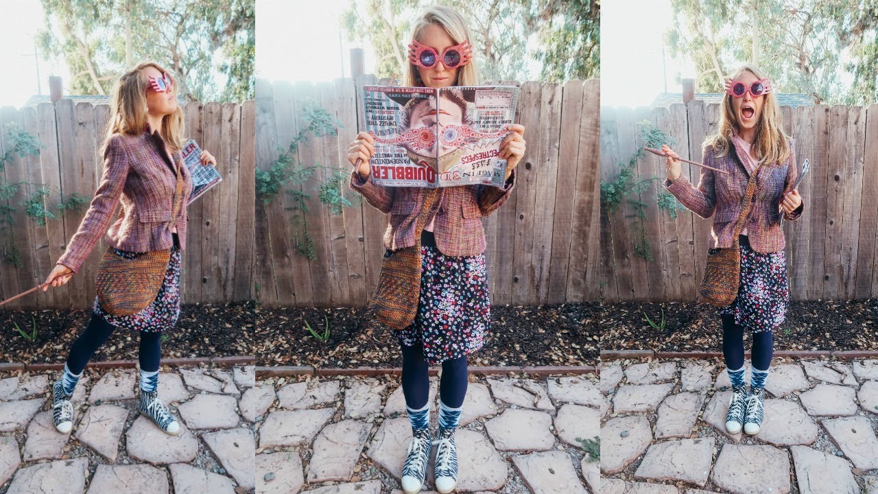 MY LUNA LOVEGOOD COSTUME || HARRY POTTER CHARACTER!