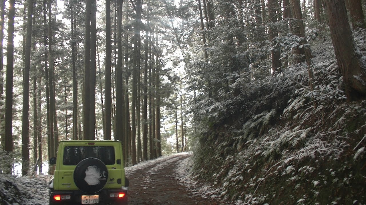 多良峡から勝地峠の道（島津の退き口）ジムニーシエラ