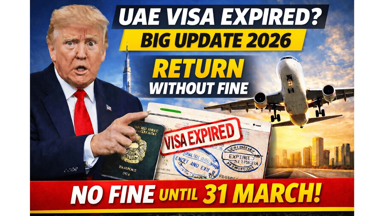 UAE Immigration Update 2026   Expired UAE Residency Visa Holders Can Return Without Fine