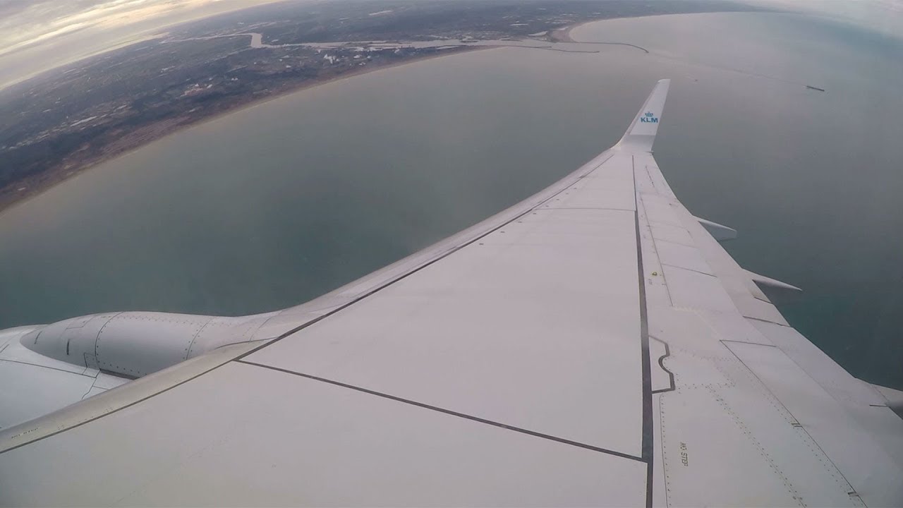FULL FLIGHT KLM Boeing 737 from Paris CDG to Amsterdam | KL1224