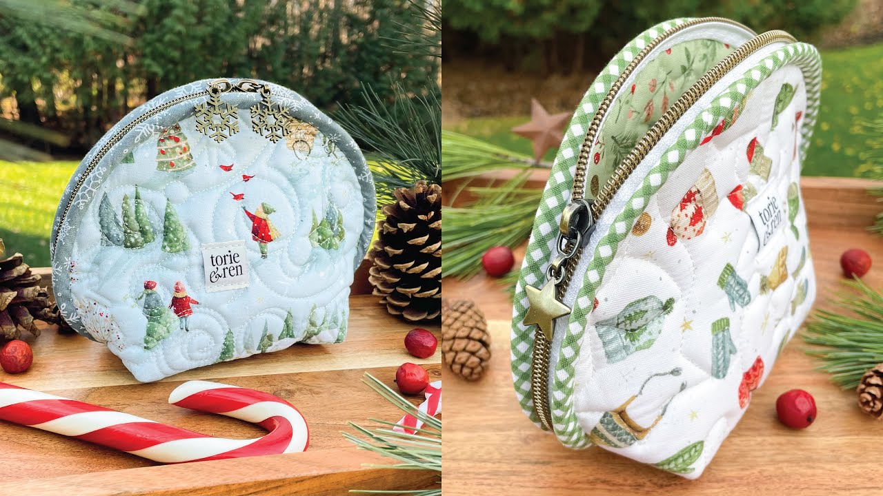 Quinn's Quilted Shell Zipper Bag | Detailed Sewing Tutorial