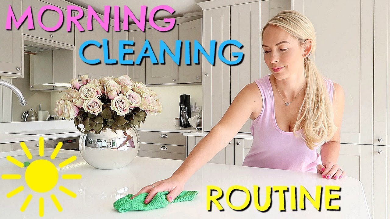 DAILY MORNING CLEANING ROUTINE  |  SPEED CLEANING  |  EMILY NORRIS