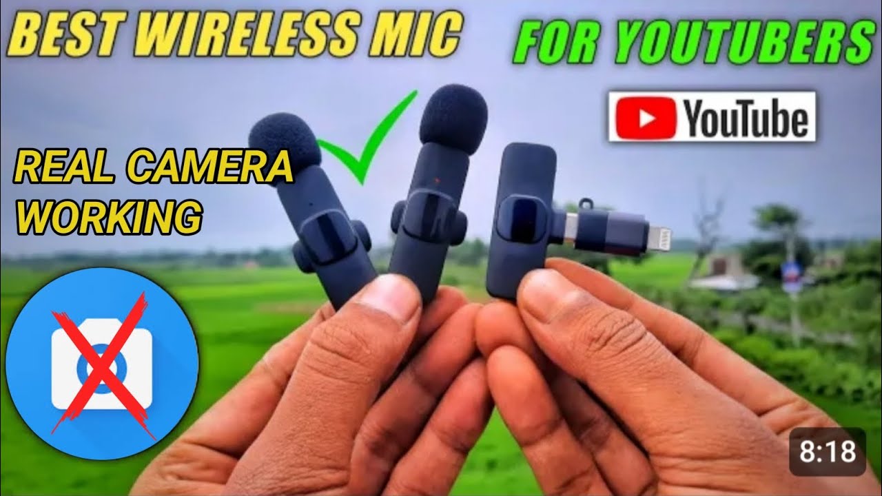 K9 Wireless Microphone Default Camera Support ✅ K9 Wireless Mic Review || sourav kirttaniya