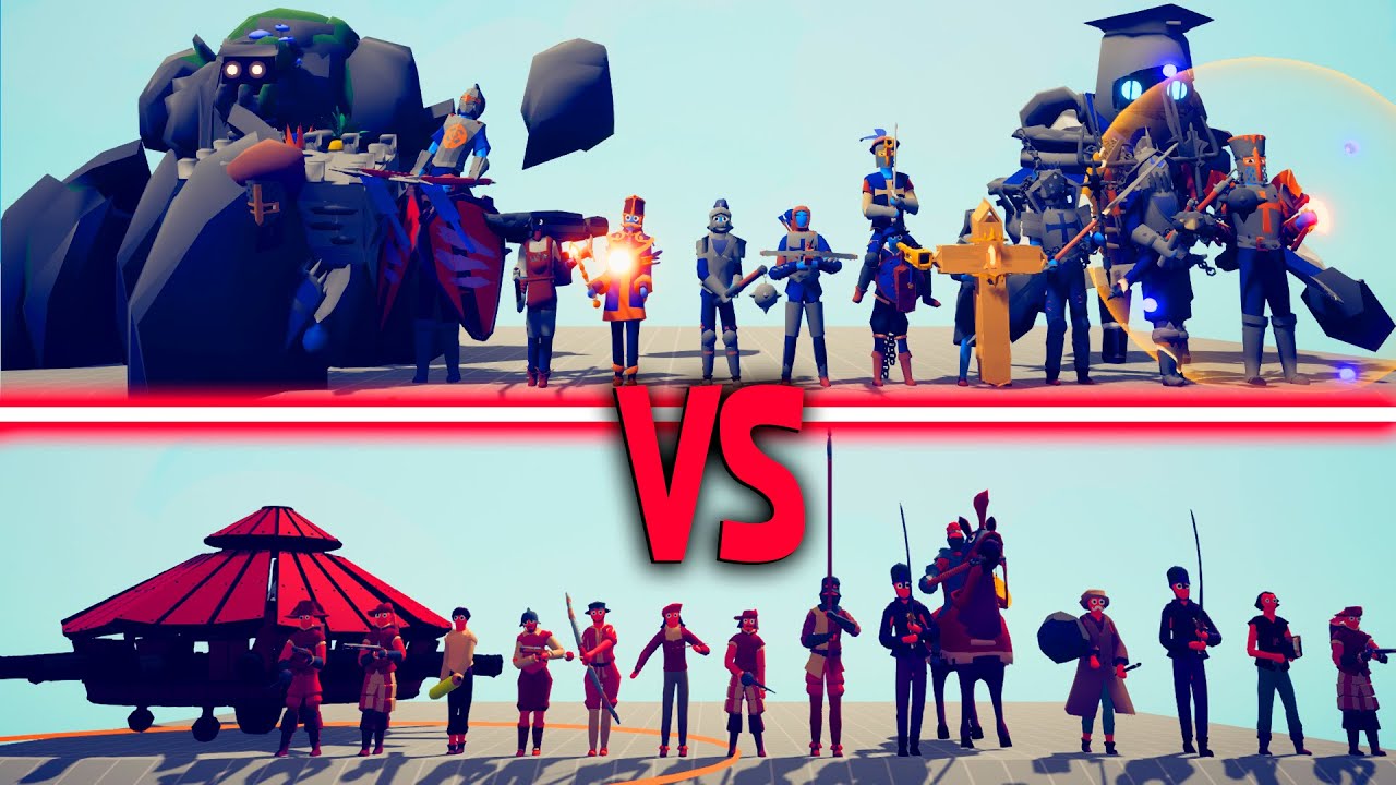 MEGA MEDIEVAL TEAM vs MEGA RENAISSANCE TEAM | TABS - Totally Accurate Battle Simulator