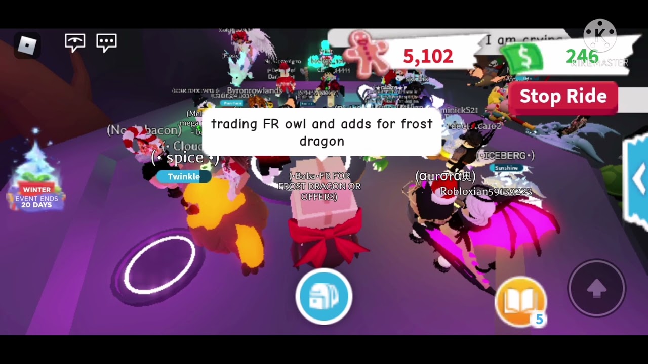 ADOPT ME TRADING OWL/LOOKING FOR FROST DRAGON /I GOT FLEXED*WATCH TILL END