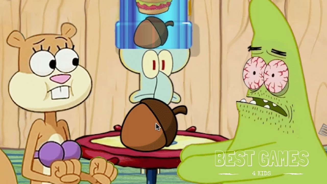 NEW Nickelodeon | SpongeBob SquarePants: Plankton's Food Fight | Bikini Bottom Bugle Game 4 Kids