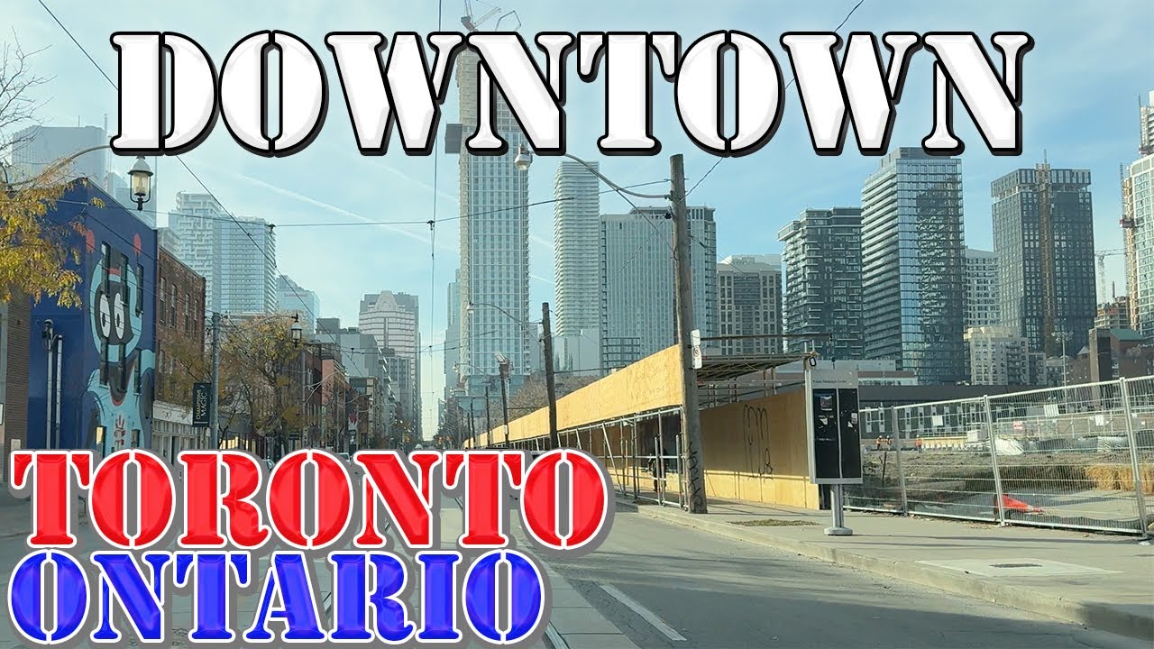 Toronto - Ontario - Canada - 4K Downtown Drive