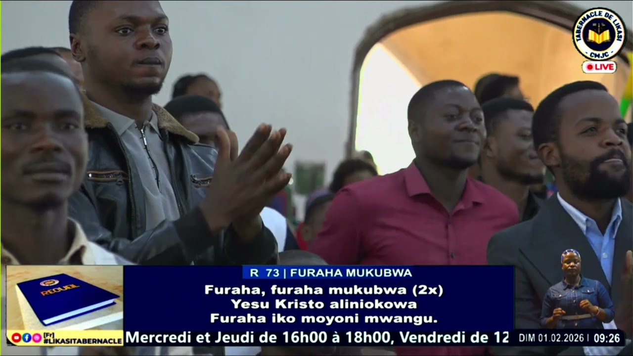 2026_02_01_Dimanche_Cantique Furah mukubwa/ Tabernacle de Likasi