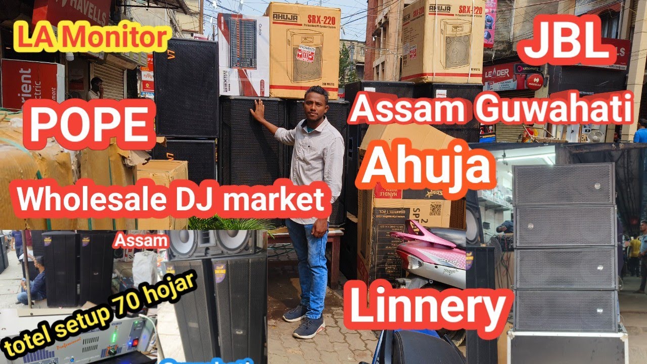 Assam Guwahati wholesale DJ shop Ahuja JBL pope Star audio ati pro studiomaster evrithing dj Linner