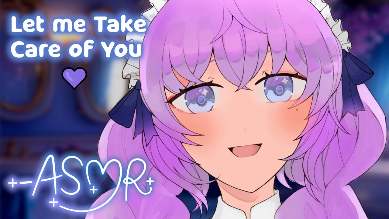 [ASMR] Comforting Maid ASMR 💜 | Soft Spoken Roleplay for Sleep