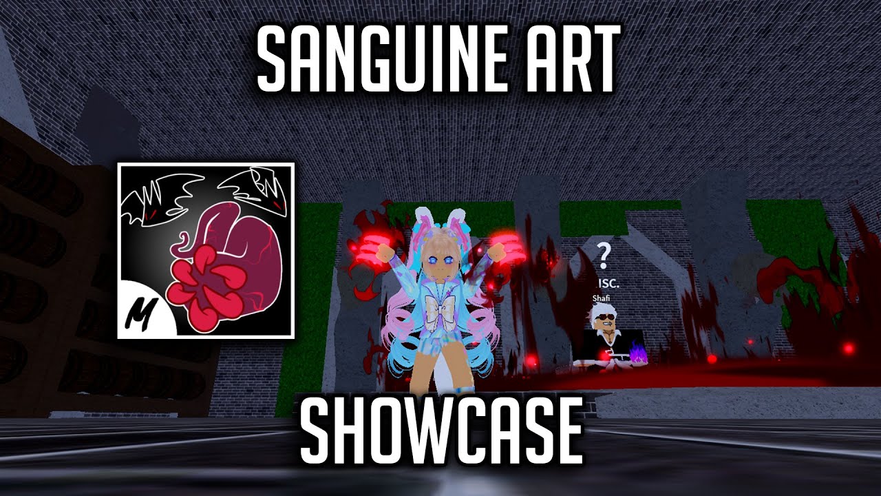Detailed Showcase With Combos | Sanguine Art Showcase Blox Fruit