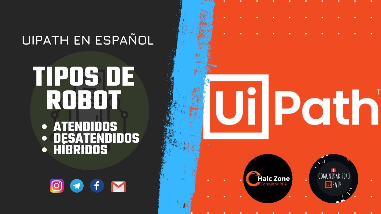 Tipo de Bots: Atendidos, Desatendidos e Híbridos | Comunidad de UiPath Perú | UiPath en Español