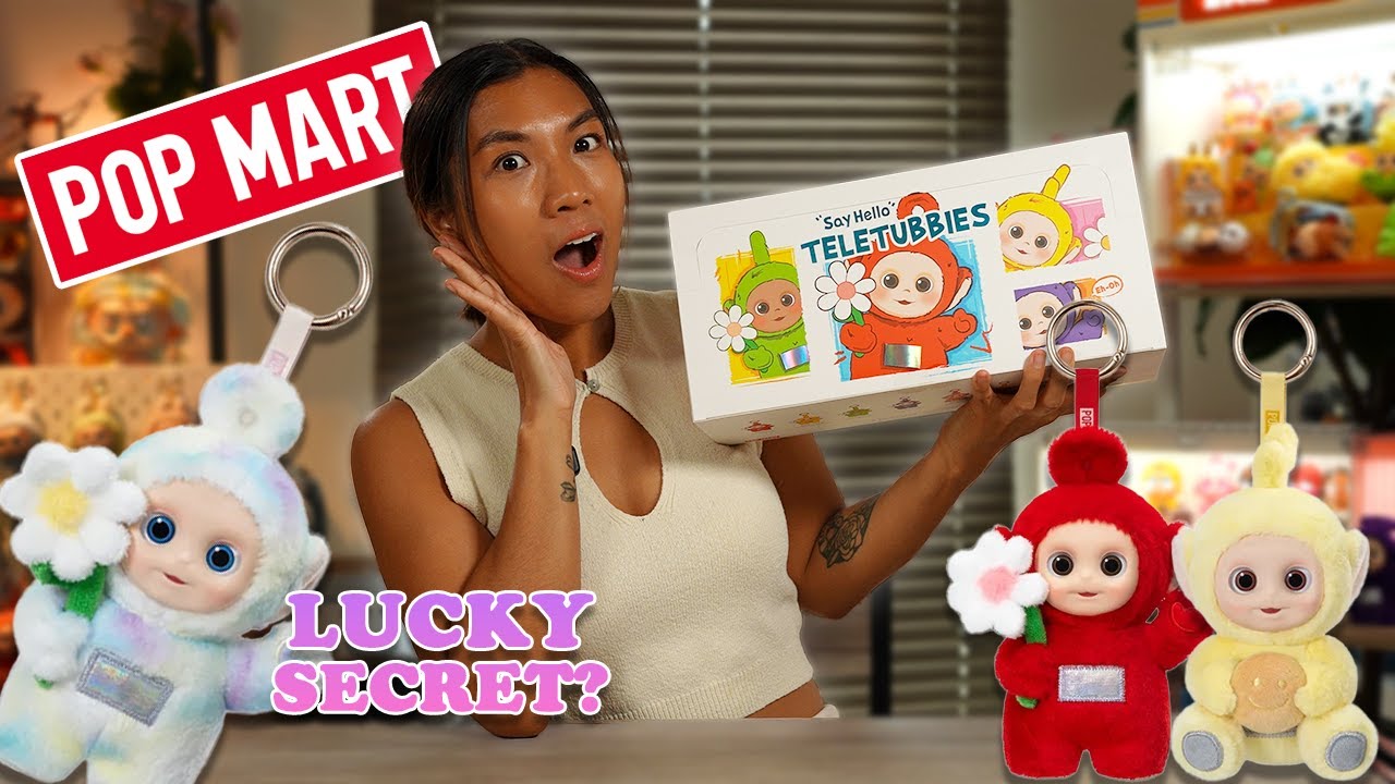 Переизбыток ностальгии! Распаковка серии &laquo;Скажи привет&raquo; от POP MART Teletubbies BLIND BOX